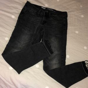 Target - Mossimo Black Mid Rose Skinny Jeans